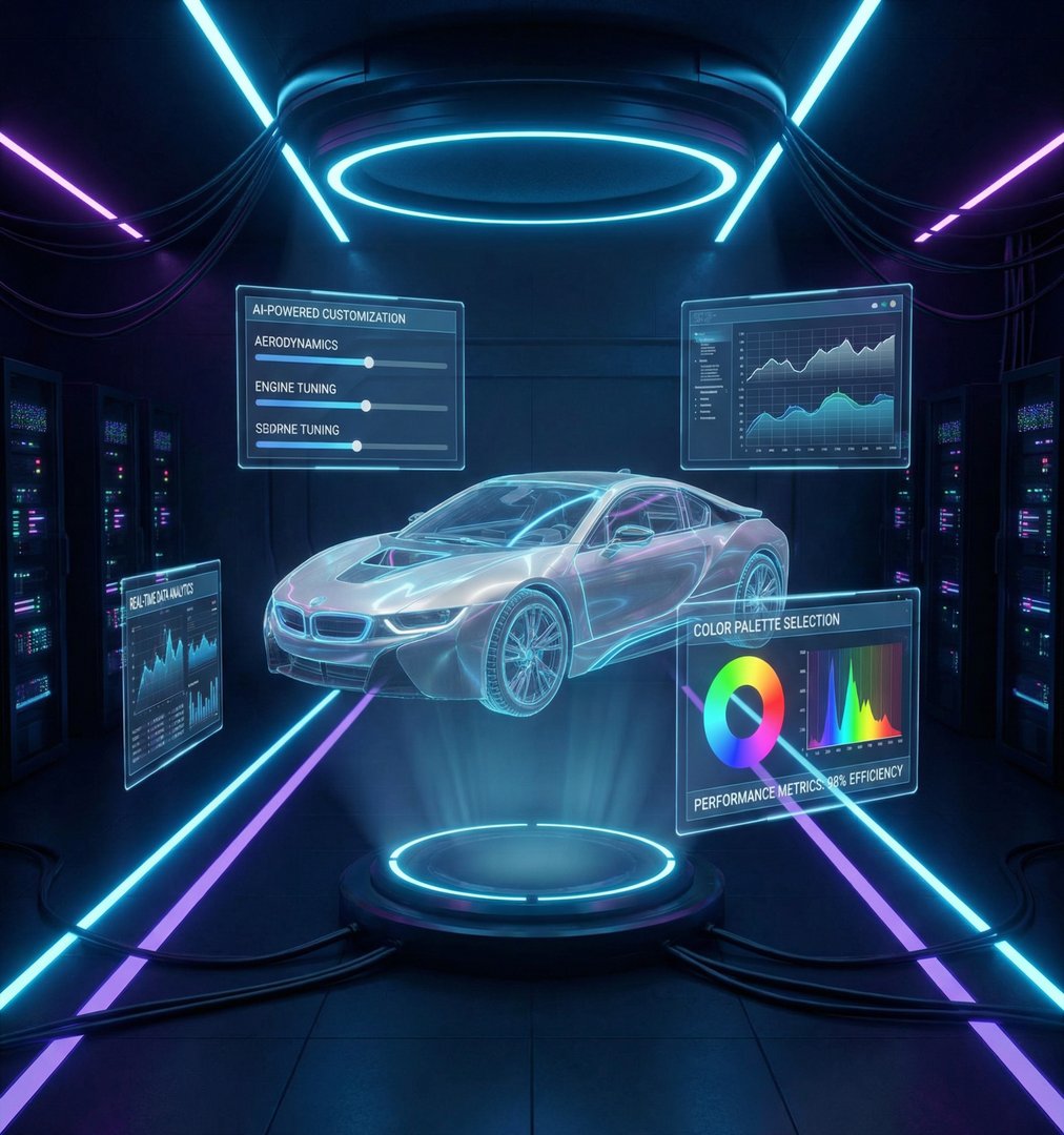 玩物社区AI改装汽车视频设计